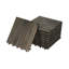 Pcs Carrelage de terrasse en bois franc d'acacia carré brun foncé-126025362