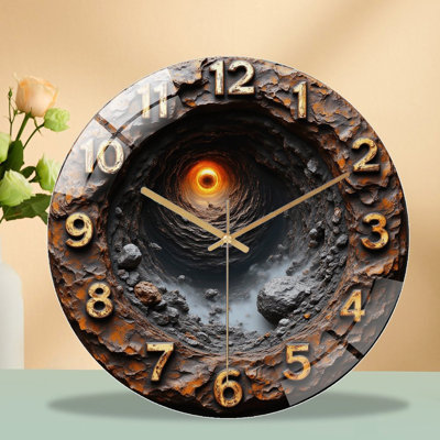 Horloge murale en pierre 12 po