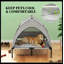 Lit pour animal de compagnie avec coussin, lit pour chien portatif surélevé-64691551