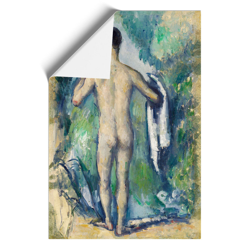 Standing Bather by Paul Cezanne - Frameless Print, 42cm H x 30cm W x 0.1cm D