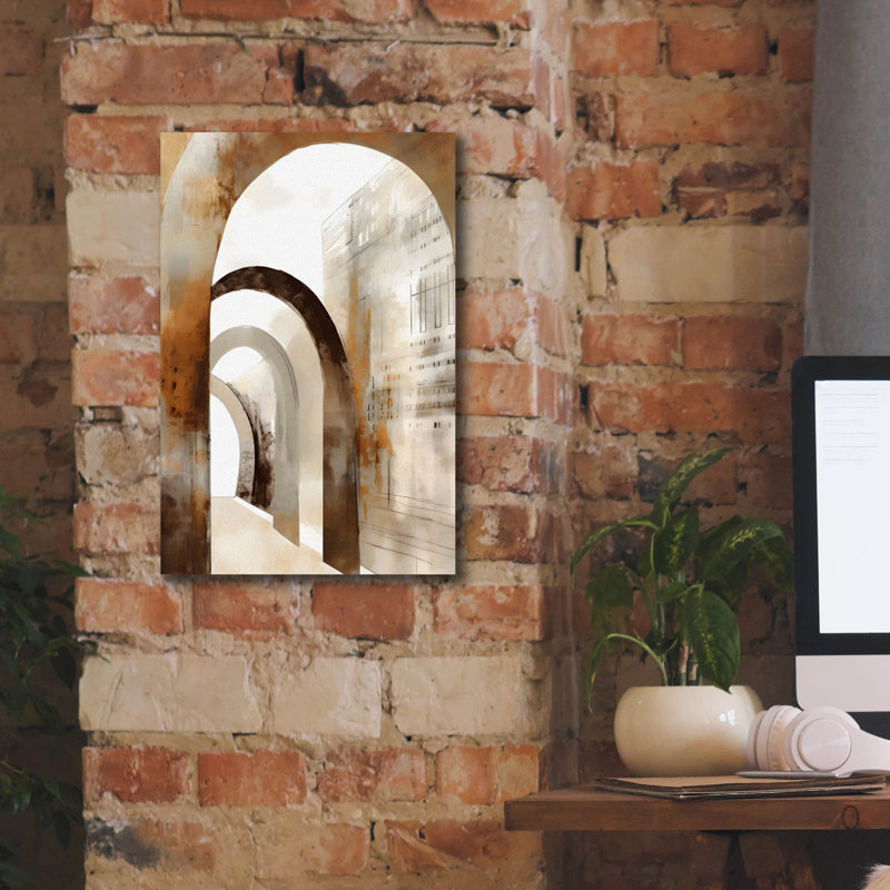 «Mid Century 2» par Petals Prints Design, H 18 po x l 12 po x P 0,75 po