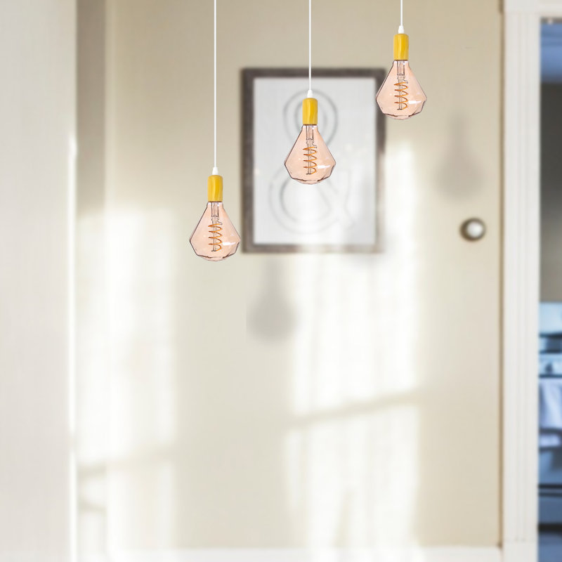 Llovani 3 - Light Kitchen Island Pendant, Yellow