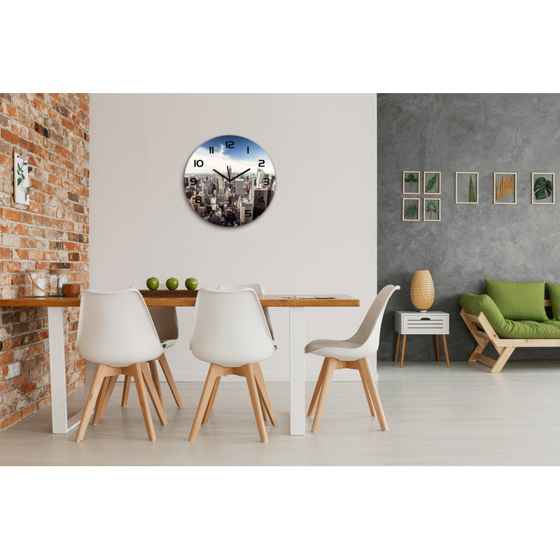 Jhordan Glass Wall Clock