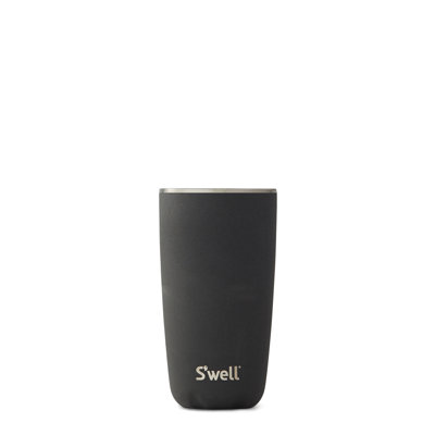 S'well Stone Stainless Steel Tumbler with Clear Slide-Open Lid - 18 Fl Oz - Triple-Layered Vacuum -  13118-H19-52701