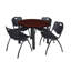 Plateau de table Kee, 4 chaises empilables-1528929529-1528929526-1562182173