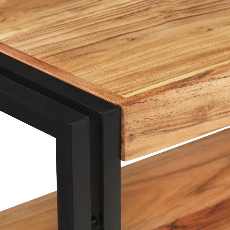 Console Table  Rough Wood, 29.53" H x 47.24" W x 11.81" D, Brown