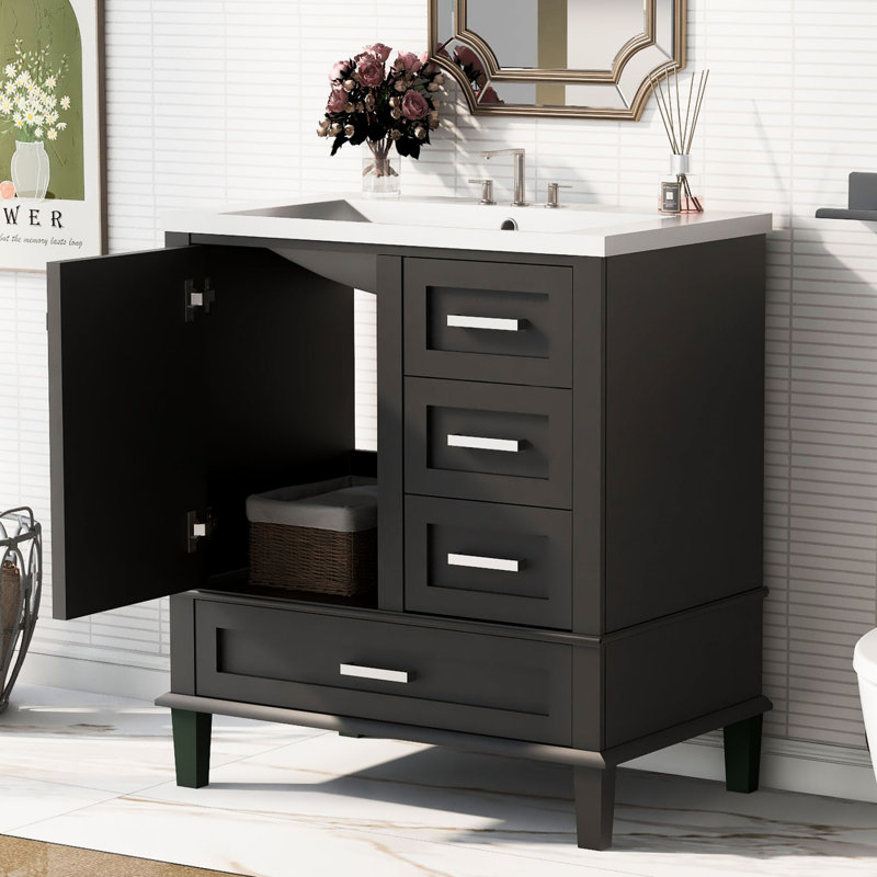 Meuble-lavabo 30 po avec lavabo en céramique