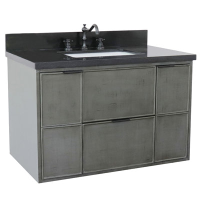 Ensemble de meuble-lavabo simple mural 37 "37"