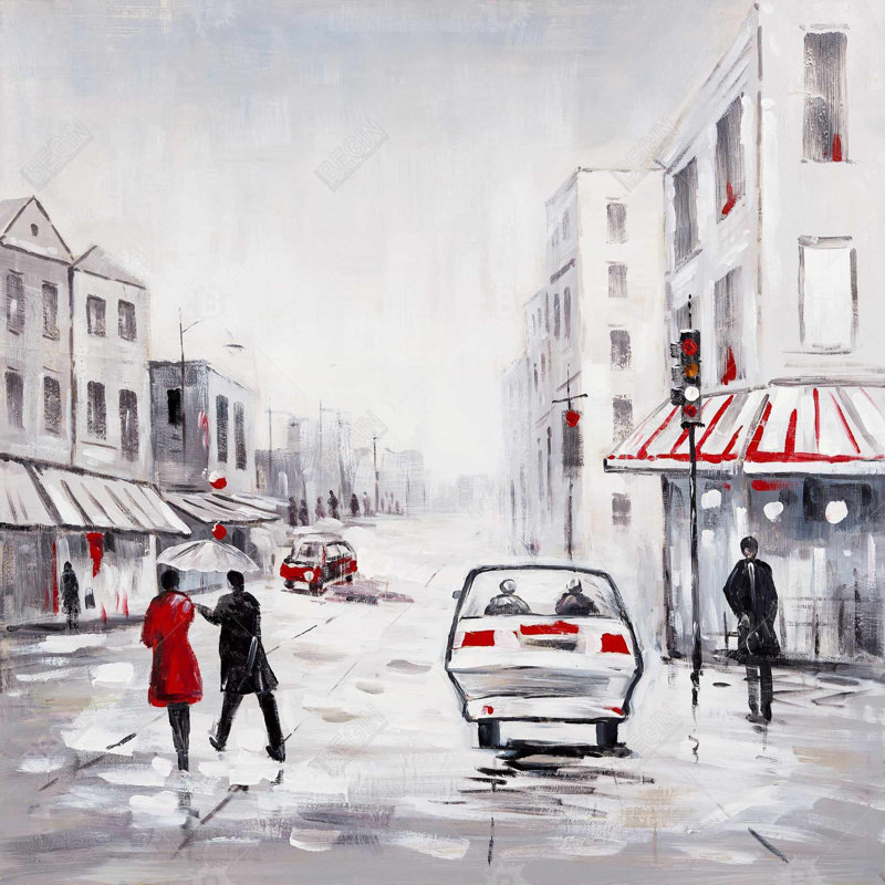 " Peaceful Street Scene "