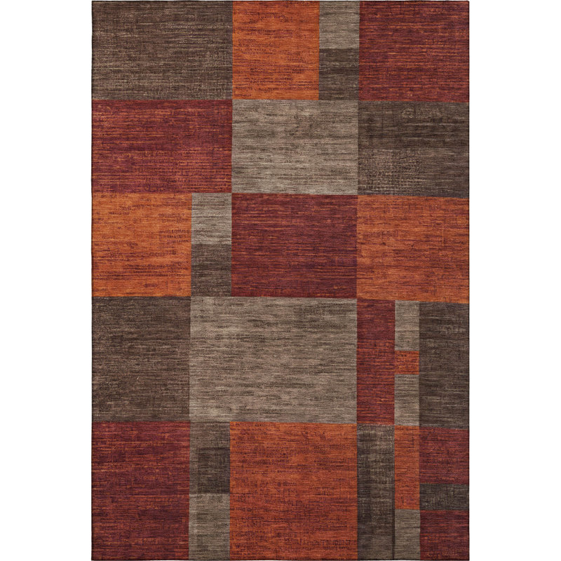 Tapis de qualité supérieure lavable à la machine AMF1749, Rectangle 10 pi x 14 pi