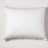 White Down Leopard Jacquard Medium Support Pillow 600 Fill Power-53891002