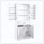 Freestanding Bathroom Cabinet Tilt-Out Hamper Drawers Shelves