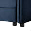 Ensemble de canapé surdimensionné de luxe surdimensionné à 2 sièges profonds, 2 pièces de causeuse, ensemble de canapé en chenille moderne et confortable pour le bureau du salon avec 4 coussins, combinaison de bricolage, bleu-1486080559