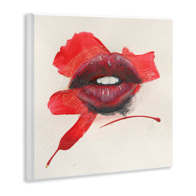 «Red Lips Paint Streak» par Daniel Houston