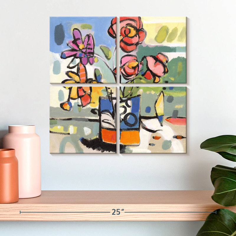 Harnek Southern Florals I, H 18 po x l 18 po
