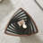 Triangular hollow art creative coffee table