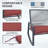 2-Person Outdoor Patio Bistro Metal Rocking Conversation Set With Table-1837646866