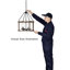 Niehaus 4-Light 17.7'' Lantern Cylinder Pendant with Wood Accents