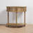 31.5" Height Grooved Half-Moon Console Table