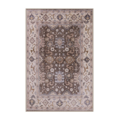 Tapis oriental brun / beige