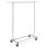 Metal Adjustable Rolling Industrial Pipe Clothing Rack