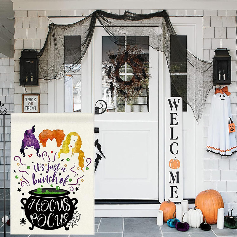 Drapeau d'Halloween Halloween Hocus Pocus
