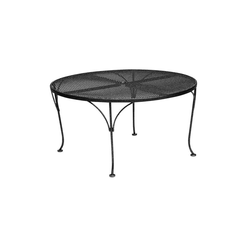 Briarwood Outdoor Round Bistro Table, Textured Black