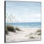 Très grand art mural imprimé sur tissu - décor de chambre à coucher de bord de mer bleu bord de mer - "Assemblage requis (cadre non fini)"-130842089