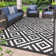 Shimeek Reversible OutdoorMat, Waterproof Plastic Outdoor Mat