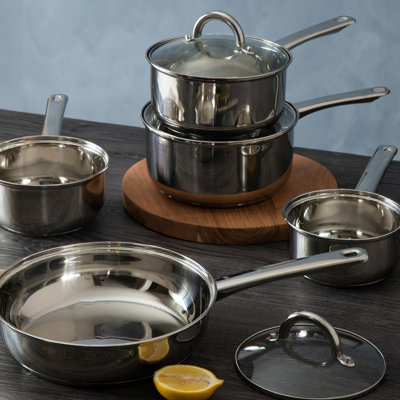 5 - Piece Stainless Steel Cookware Set