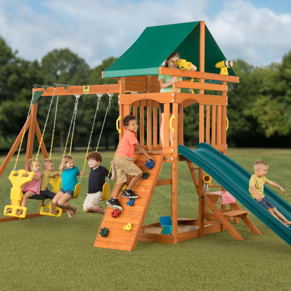 CreativeCedarDesigns Sky View Swing Set & Reviews Wayfair Canada