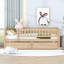 Lit de jour simple en bois - matériaux, maximisation d'espace avec rangement de tiroir stable, élément fonctionnel pour la pièce-474165287-474165285