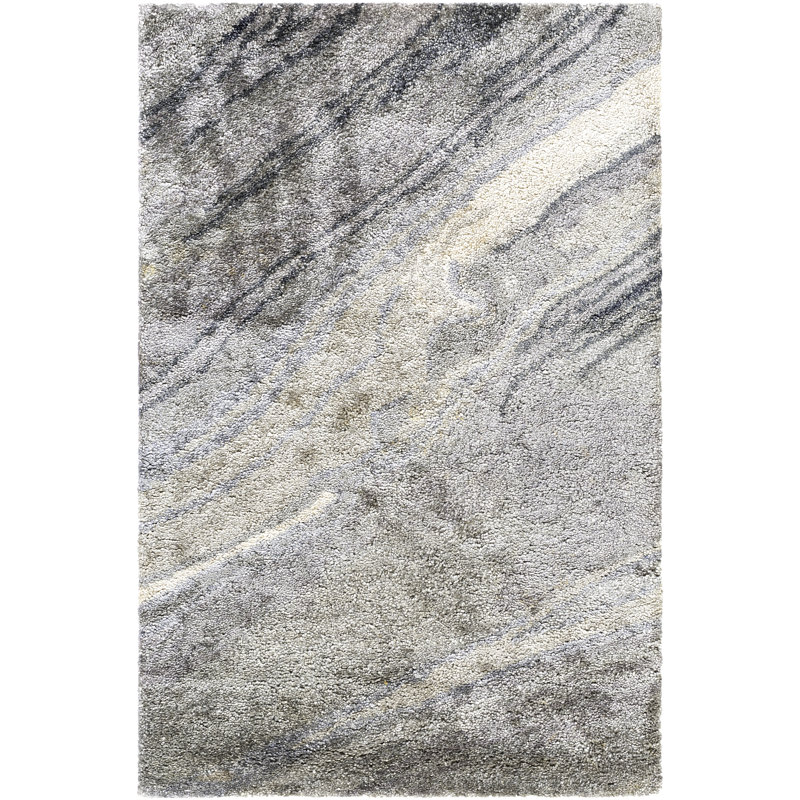 Mcduffy Hand Tufted Viscose Indoor Rug, Rectangle 2' x 3'