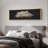 Clouds " Moody Black Modern Minimalist Neutral Artwork " - Extra Large Framed Wall Art Canvas Print-98126579-101069301