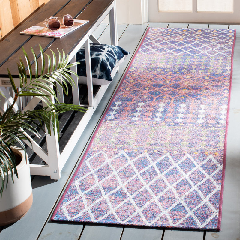 Tapis d'intérieur / extérieur Aurelio Performance Southwestern, Tapis de couloir 2 pi x 8 pi