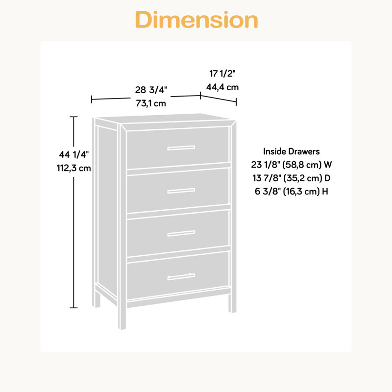 Commode 4 tiroirs