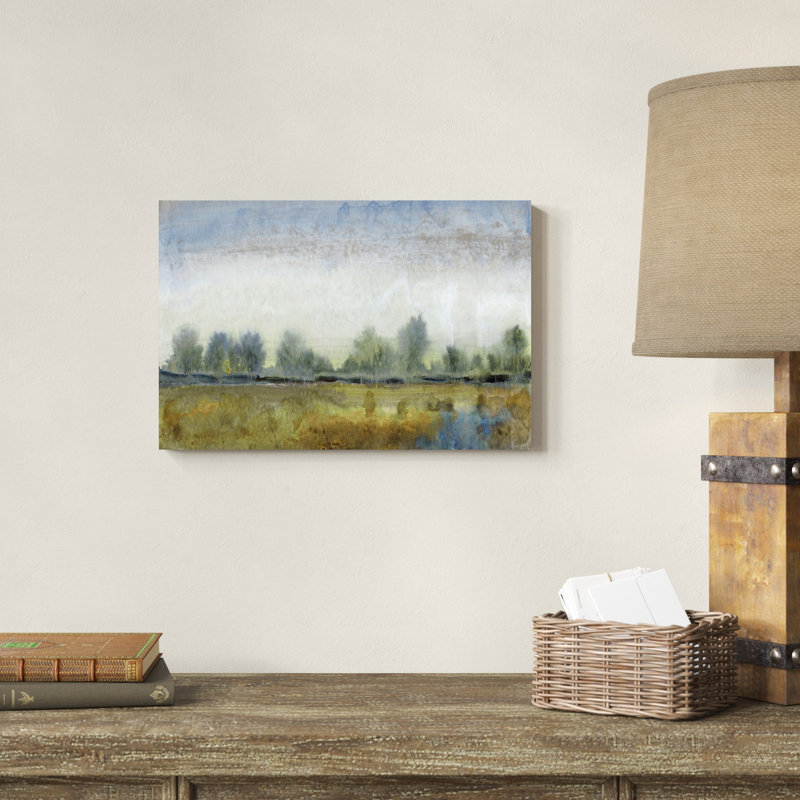 Paysage éthéré I, H 12 po x l 18 po x P 1,25 po