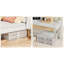 Contenants de rangement sous le lit, organisateur de rangement sous le lit avec roues et sac à poussière, tiroirs de rangement robustes sous le lit, paquet de 2 (blanc)-129580947