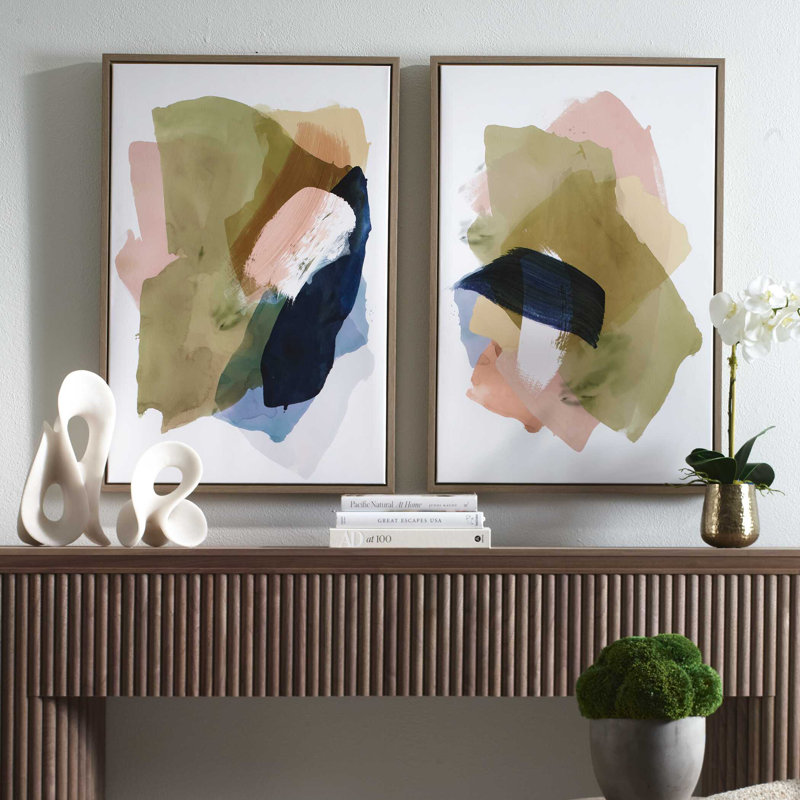Toiles abstraites encadrées «Uttermost Abstract»