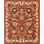 Tapis terre cuite à motif floral Britannia-28878822