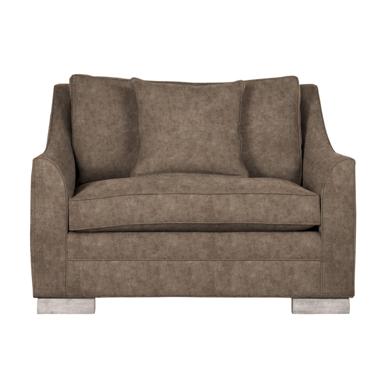 Chaise et demi 50,5 po Nicholas, Nadia Earth, Gris tourterelle