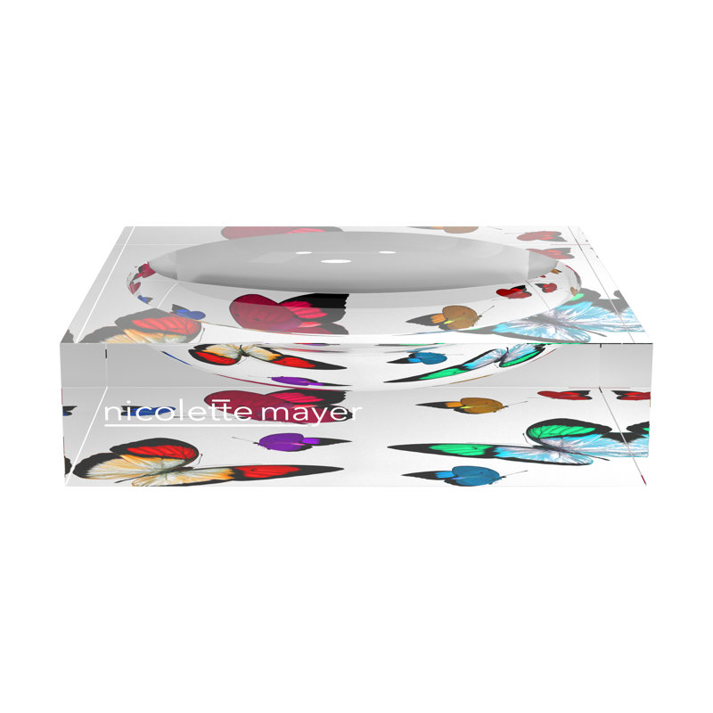 Butterflies Acrylic Candy Catchall Dish, Original