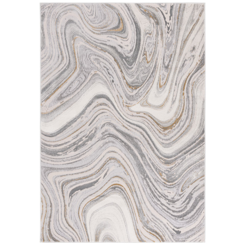 Mahpiya Performance Abstract Rug, Rectangle 8' x 10'