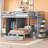Bunk Bed with Wardrobe, Drawers