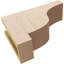 Bois de cèdre brut Newport, grain de bois TimberThane, brun clair apprêté-88292499