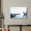 «Zen Stones Serene Spa Massage White Water Lily», photographie sur toile, salle de bain, art mural-56324628-124478435