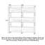 Industrial Rustic Wood and Metal Ladder Bookshelf