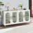 Sidboard With Storage Cabinet And Adjustable Shelves For Living Room Bedroom