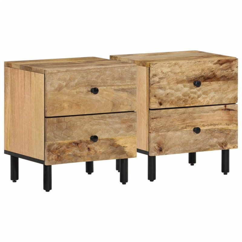 Barkeyville 40cm W Iron Bedside Table