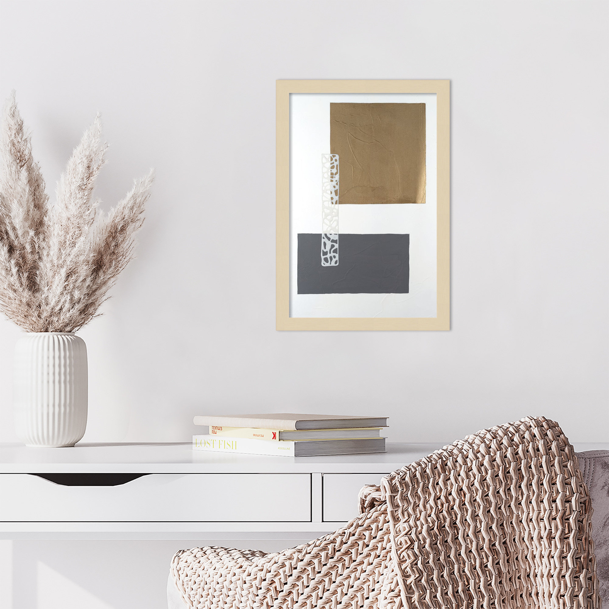 Nooks And Crannies I by Finnerty Wood Framed Wall Art Print, Brown, 17" H x 12" W